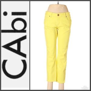 CAbi Limon Bree Crop Skinny Jean Style 760 Size 4